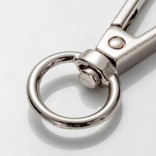 キーリングキーチェーン 回転式ナスカン金具キーチェーン