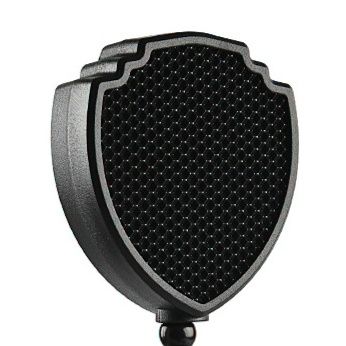 キーリング シンプル盾型リール式伸縮コード付きキーリング