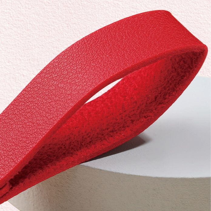 キーリング 本革一枚仕立てスナップボタン式レザーキーリング