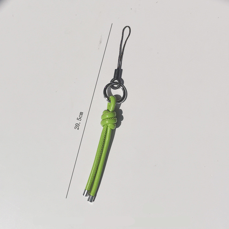 全15色 編み込みタッセル付きキーリング 落下防止ストラップ