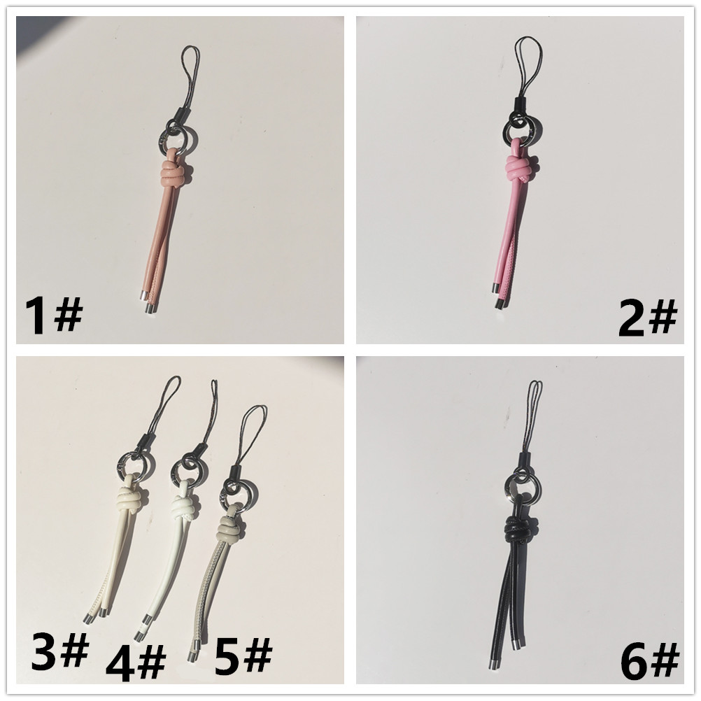 全15色 編み込みタッセル付きキーリング 落下防止ストラップ