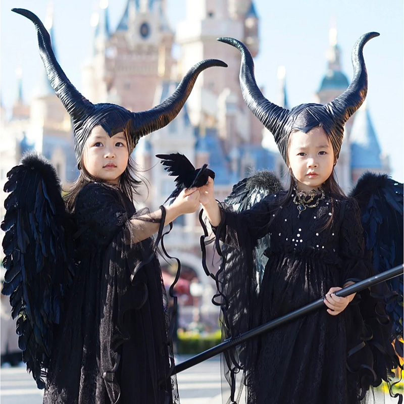 こどもコスプレ 魔法の角つき妖精コスチューム