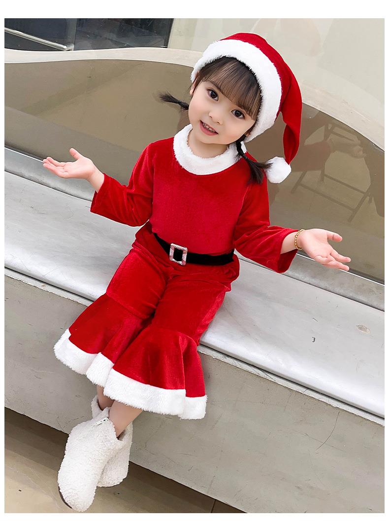 こどもコスプレ サンタとこびと クリスマスつなぎ衣装