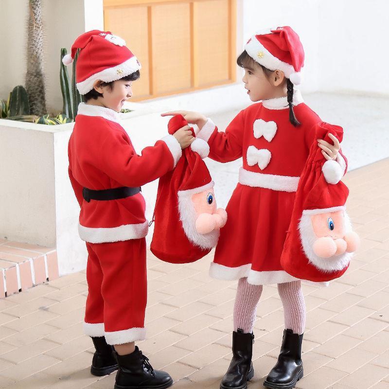 こどもコスプレ こどもコスプレ クリスマス親子お揃い衣装セット