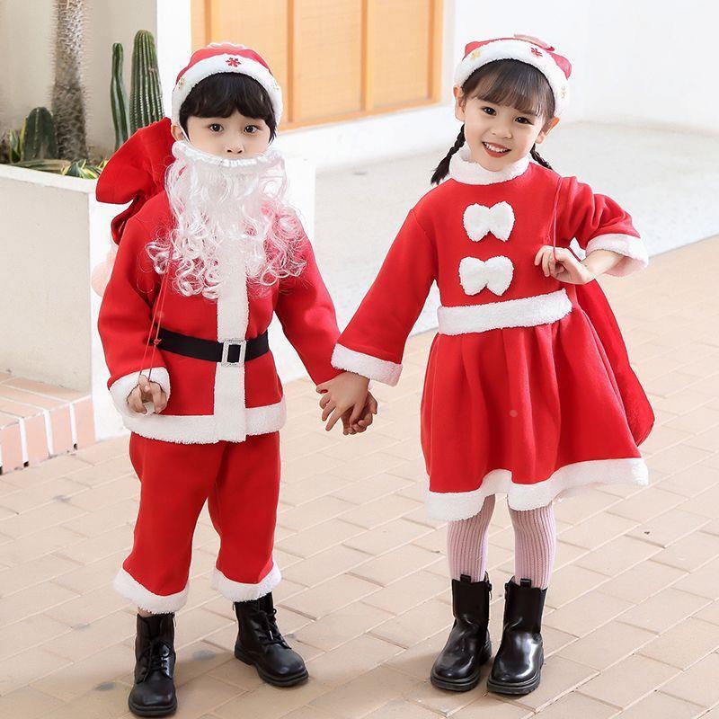 こどもコスプレ こどもコスプレ クリスマス親子お揃い衣装セット