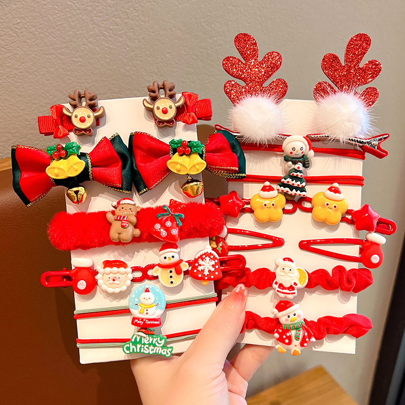 こどもコスプレ こどもコスプレ クリスマスヘアアクセサリーセット