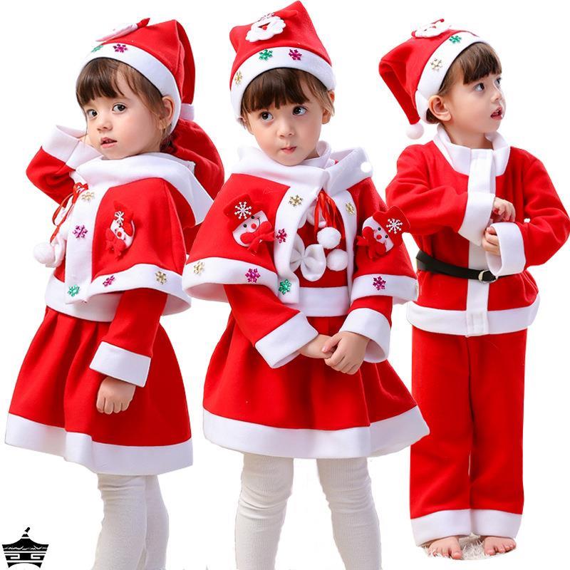 こどもコスプレ こどもコスプレ 冬の贈り物 サンタ衣装セット