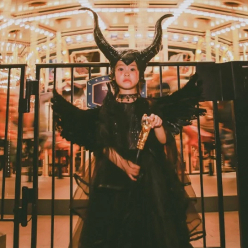 こどもコスプレ 魔法の角つき妖精コスチューム