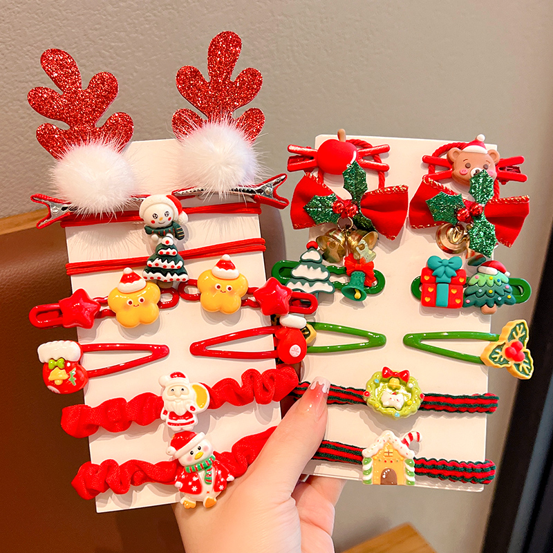 こどもコスプレ こどもコスプレ クリスマスヘアアクセサリーセット