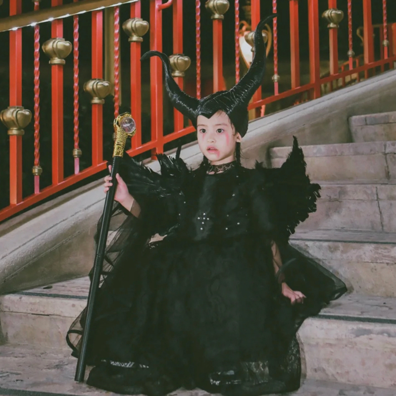こどもコスプレ 魔法の角つき妖精コスチューム