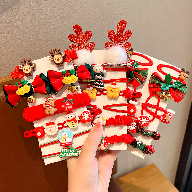 こどもコスプレ こどもコスプレ クリスマスヘアアクセサリーセット