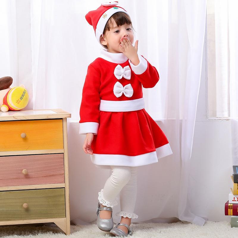 こどもコスプレ こどもコスプレ 冬の贈り物 サンタ衣装セット