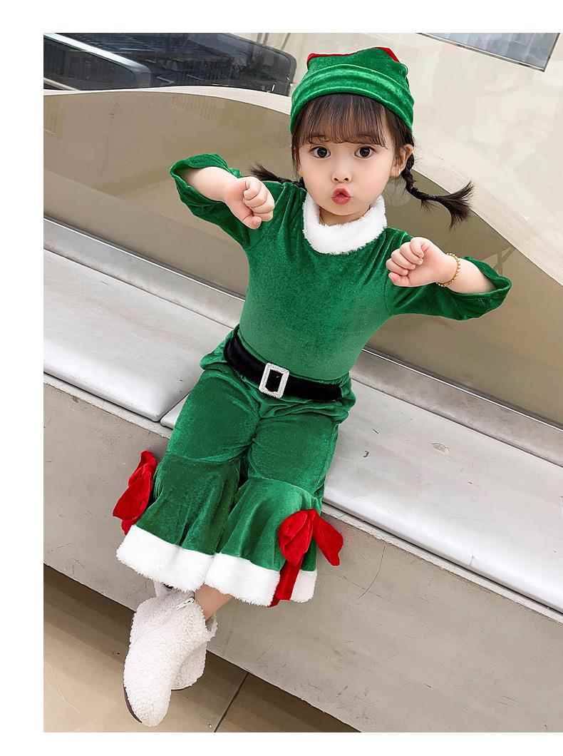 こどもコスプレ サンタとこびと クリスマスつなぎ衣装