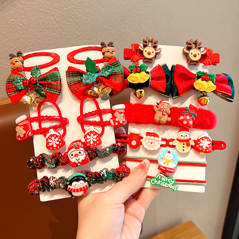 こどもコスプレ こどもコスプレ クリスマスヘアアクセサリーセット