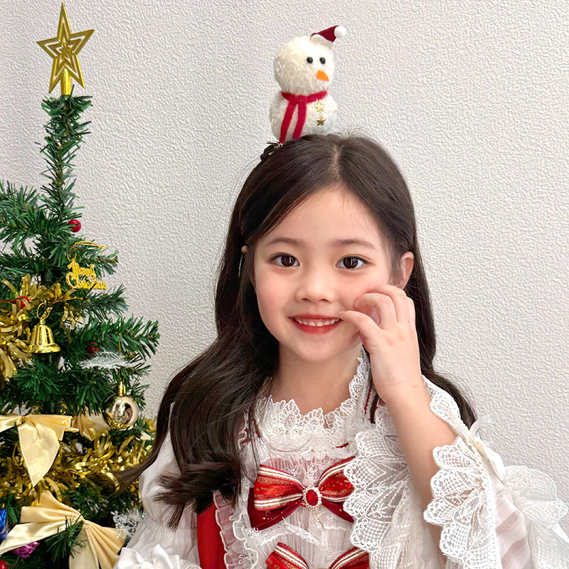こどもコスプレ こどもコスプレ クリスマスふわふわ動物カチューシャ