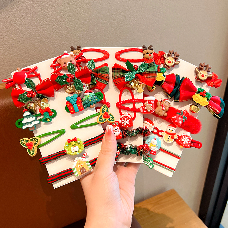 こどもコスプレ こどもコスプレ クリスマスヘアアクセサリーセット