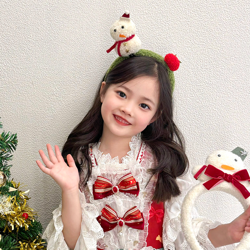 こどもコスプレ こどもコスプレ クリスマスふわふわ動物カチューシャ