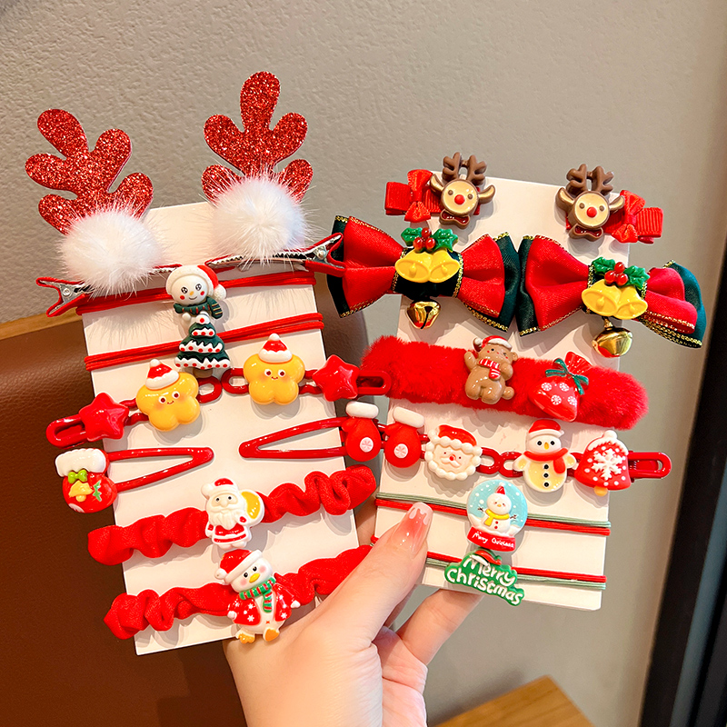 こどもコスプレ こどもコスプレ クリスマスヘアアクセサリーセット