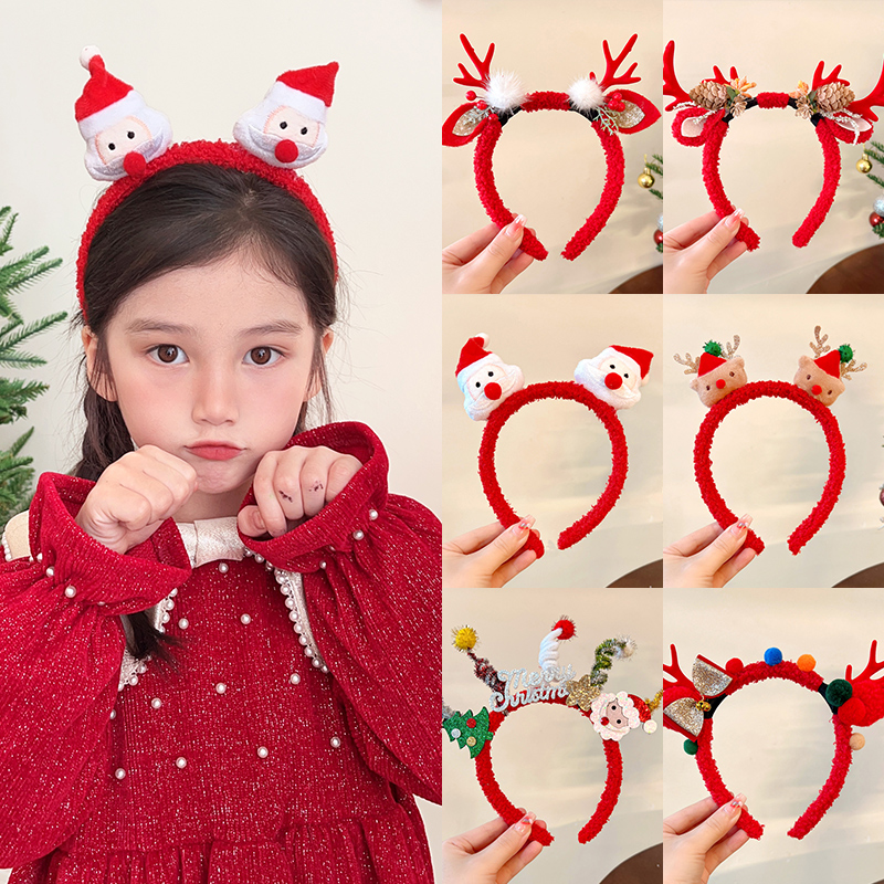 こどもコスプレ こどもコスプレ クリスマスキャラクターカチューシャ