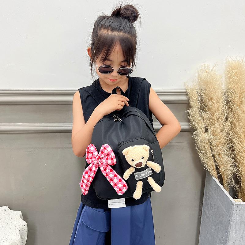 キッズリュック くまさんとリボンのキッズお出かけリュック