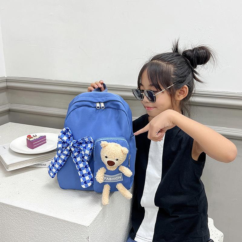 キッズリュック くまさんとリボンのキッズお出かけリュック