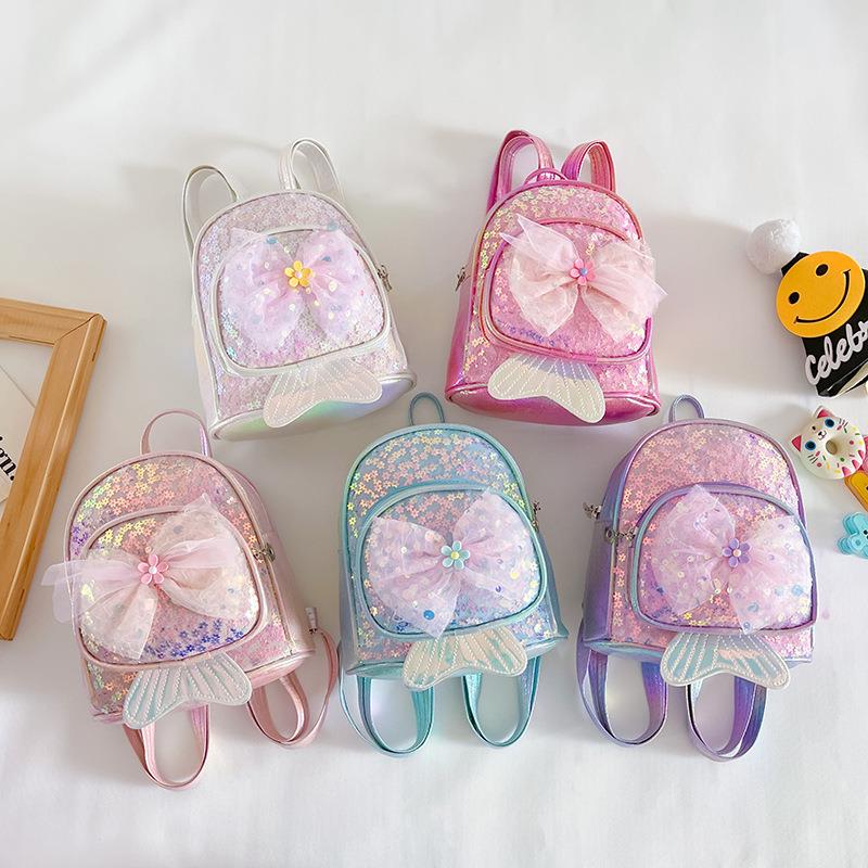 キッズリュック きらきらリボン付きミニリュック