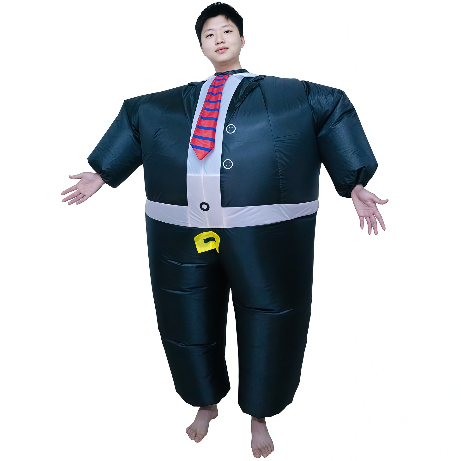着ぐるみ 膨らむスーツ紳士着ぐるみハロウィン仮装