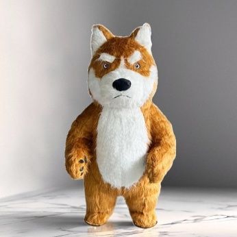 着ぐるみ 柴犬風ふわふわ犬の着ぐるみコスチューム