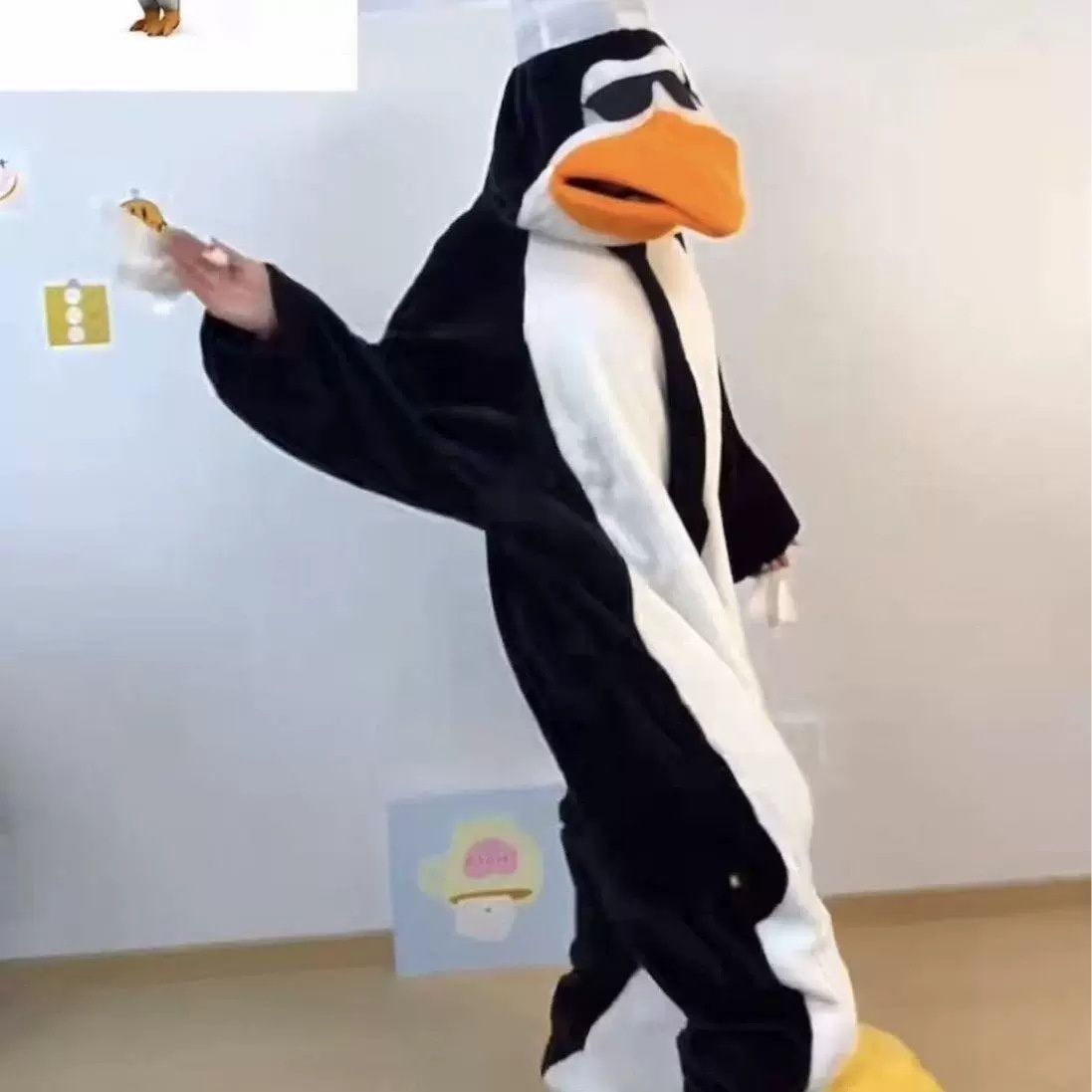 着ぐるみ ペンギン着ぐるみパジャマ フード付き全身コスチューム