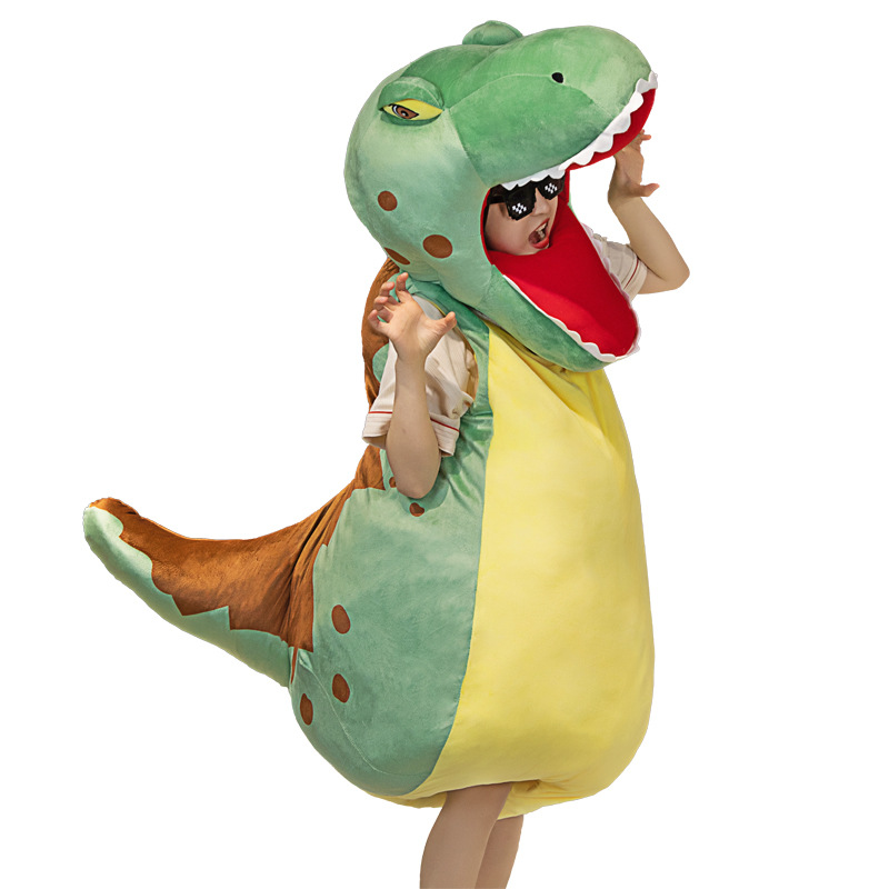 着ぐるみ ふわふわ恐竜着ぐるみ ティラノサウルス子ども用
