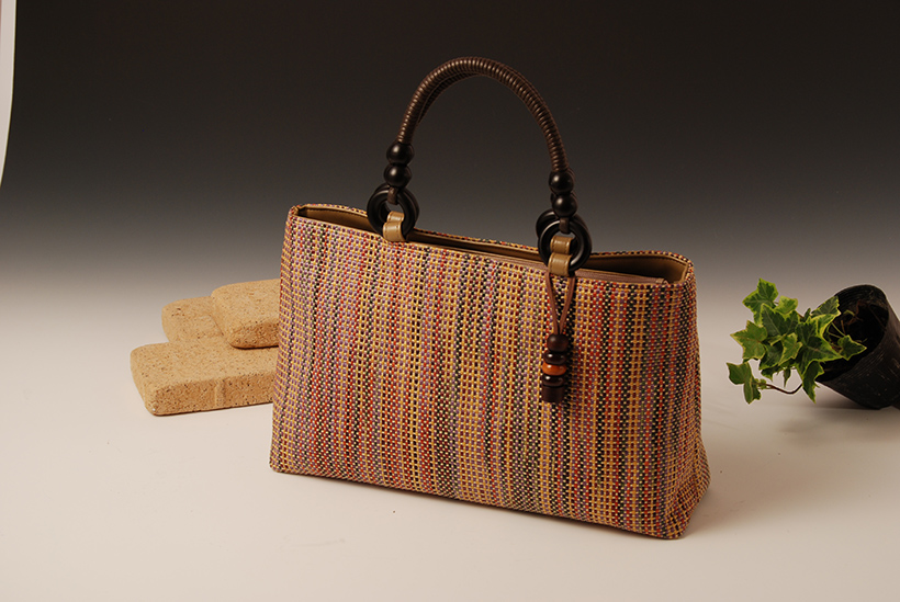  段染め織り着物バッグ トートバッグ