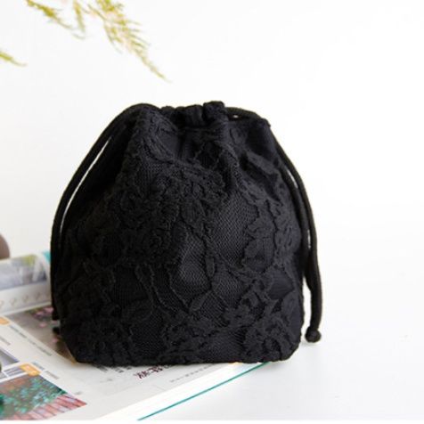 着物バッグ 和柄レース巾着袋 花柄クラッチバッグ 浴衣着物小物入れ