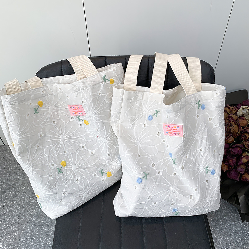 着物バッグ 花園レース トートバッグ