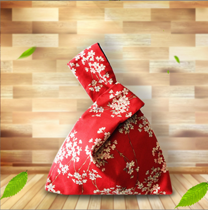 着物バッグ 和柄巾着クラッチバッグ 浴衣着物用一本手袴小物入れ