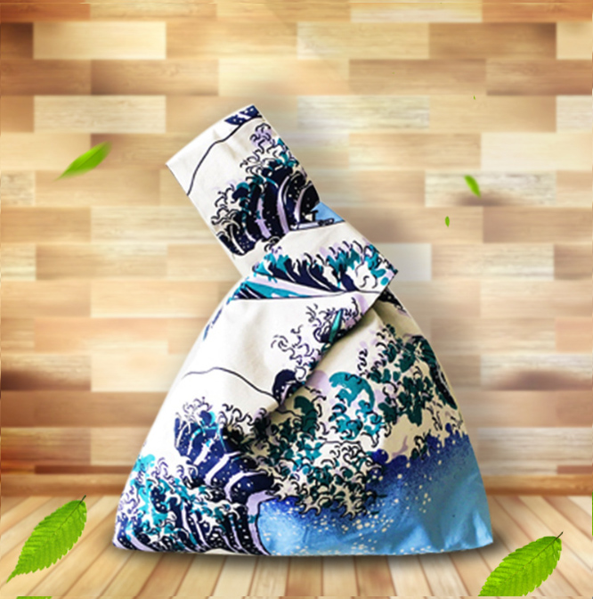 着物バッグ 和柄巾着クラッチバッグ 浴衣着物用一本手袴小物入れ