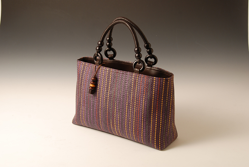  段染め織り着物バッグ トートバッグ