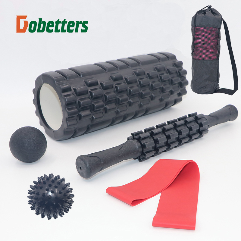 筋膜ローラー 六点セット筋膜ケアスティック付き充実トレーニングセット