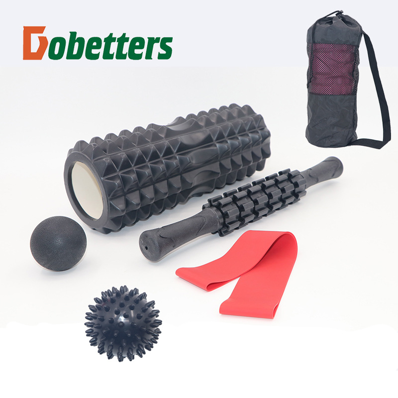 筋膜ローラー 六点セット筋膜ケアスティック付き充実トレーニングセット