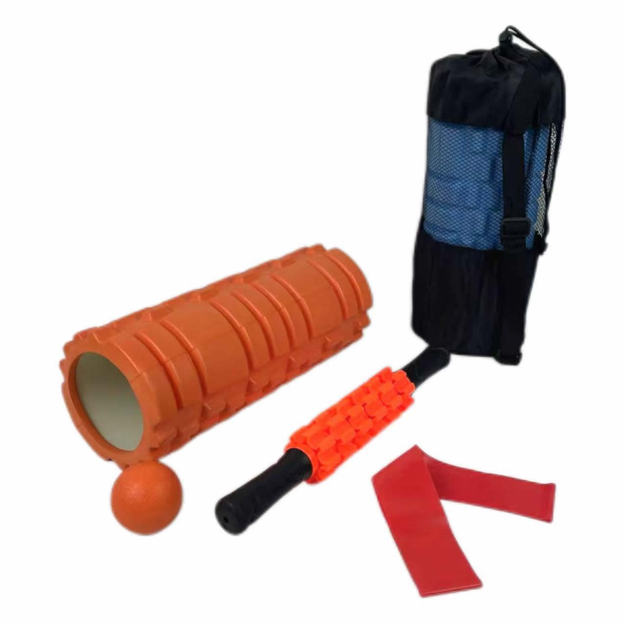 筋膜ローラー 柔らかめ筋膜ローラー充実の五点セット