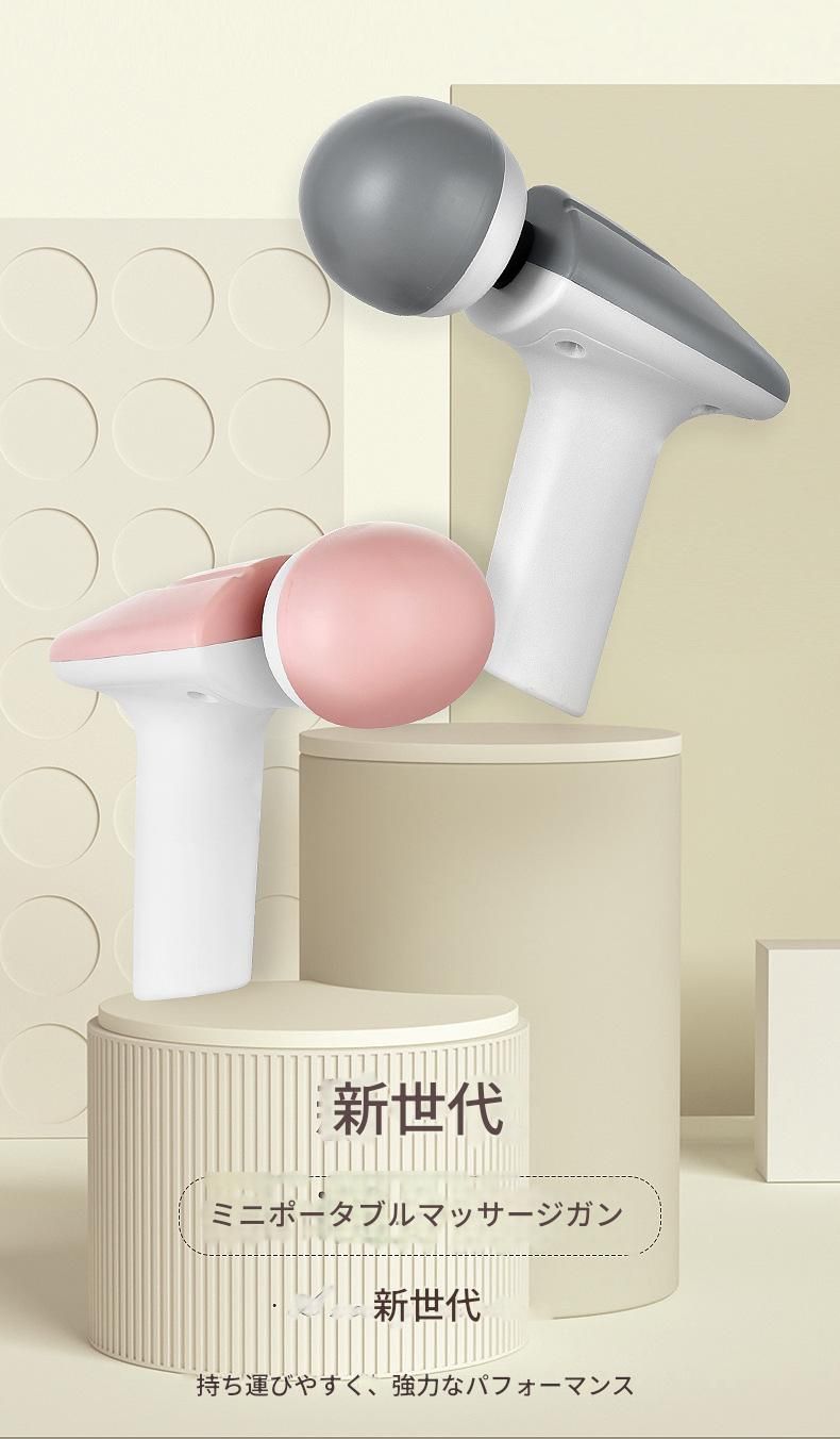 携帯便利三種ヘッド付き筋膜ローラーミニ