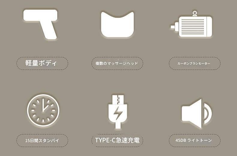 携帯便利三種ヘッド付き筋膜ローラーミニ