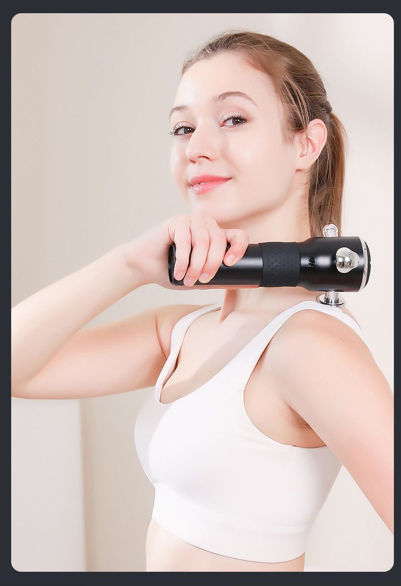 筋膜ローラー 多機能電動筋膜ローラー四種類ヘッド付き