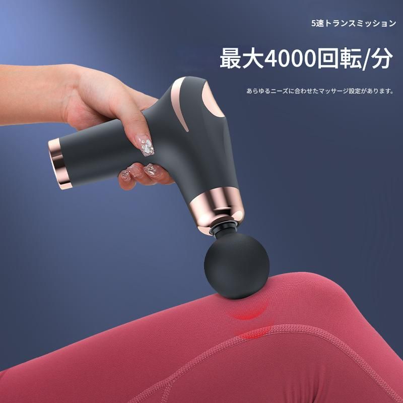 筋膜ローラー 五段階変速電動筋膜ローラー小型振動按摩器