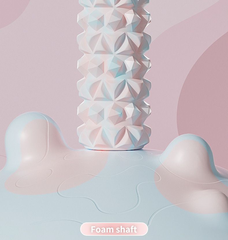 筋膜ローラー 三次元立体突起デザイン細いタイプ筋膜ローラー