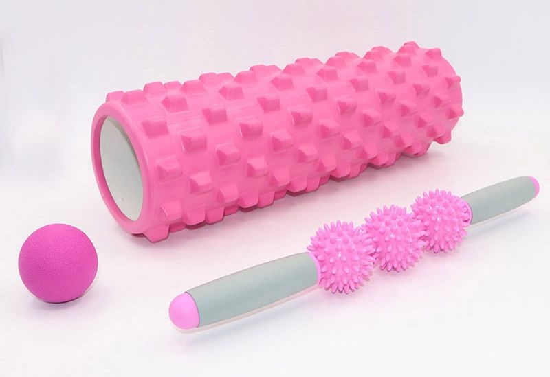 筋膜ローラーミニ三点セット携帯用健康器具