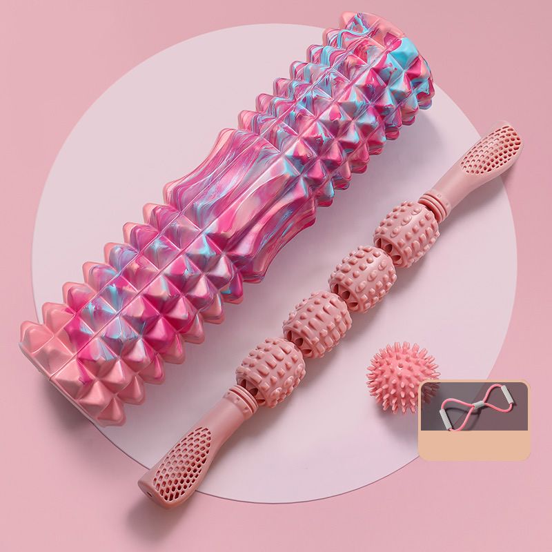 筋膜ローラー 柔らか素材の立体突起式筋膜ほぐしセット