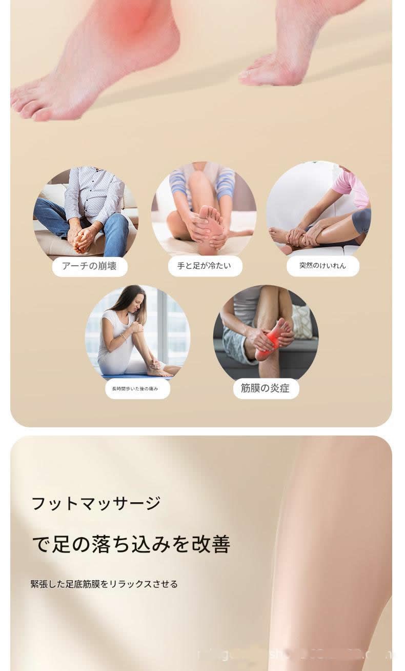 筋膜ローラー 足裏専用突起式筋膜ローラーミニ