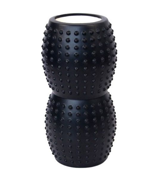 筋膜ローラー 持ち運び便利なピーナッツ型筋膜ローラーミニ