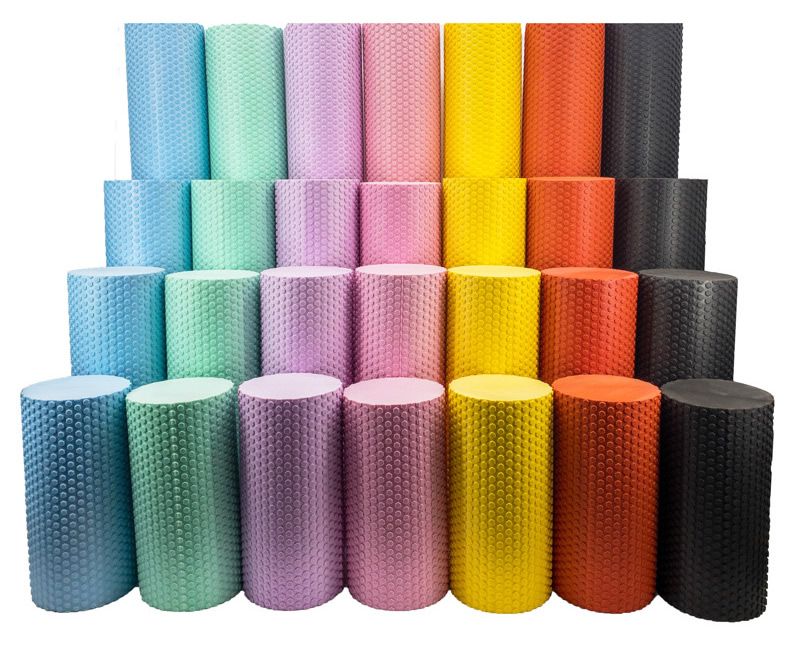 筋膜ローラー 六角突起柔らかめ筋膜ローラー軽量型