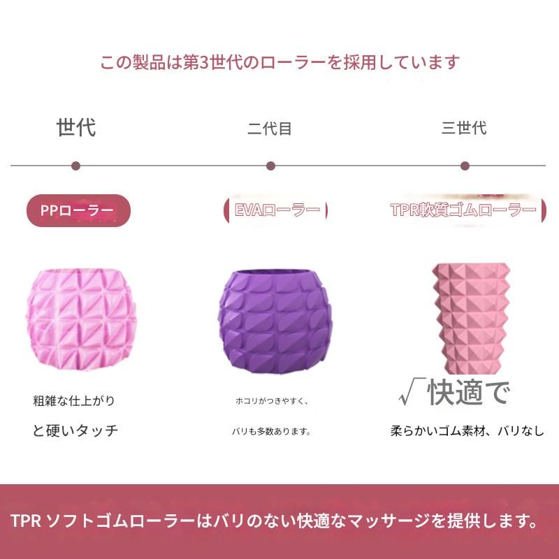 筋膜ローラー やわらか三点式筋膜ほぐし充実セット